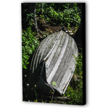 Load image into Gallery viewer, Fine Art Canvas Print, Michigan, Isle Royale, Weathered Boat