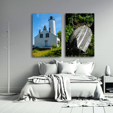 Load image into Gallery viewer, Fine Art Metal Print, Color Photography, Isle Royale, Lighthouse