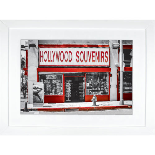 Framed Fine Art Print, California, Hollywood, Urban Art