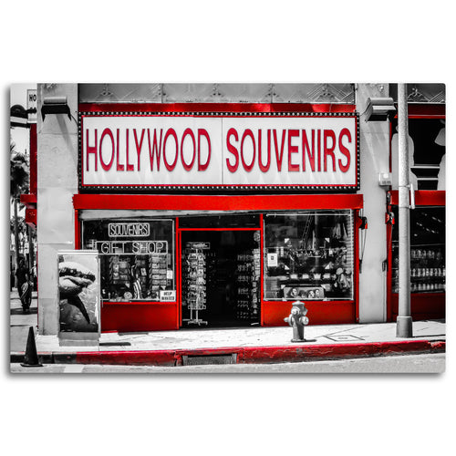 Fine Art Metal Print, Urban Photography, California, Hollywood Souvenirs