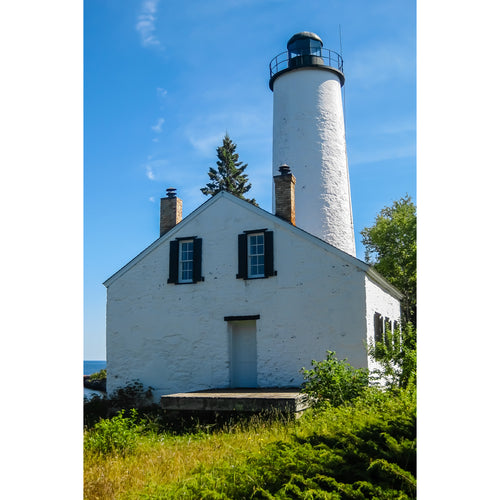 Fine Art Print, Michigan, Isle Royale, Lighthouse
