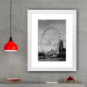 Framed Fine Art Print, London Eye, Ferris Wheel