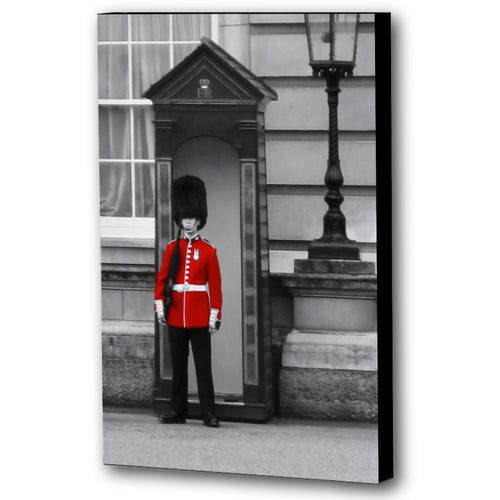 Fine Art Canvas Print, London England, Royal Guard
