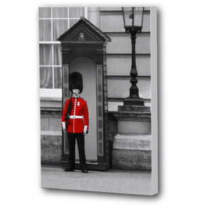 Fine Art Canvas Print, London England, Royal Guard