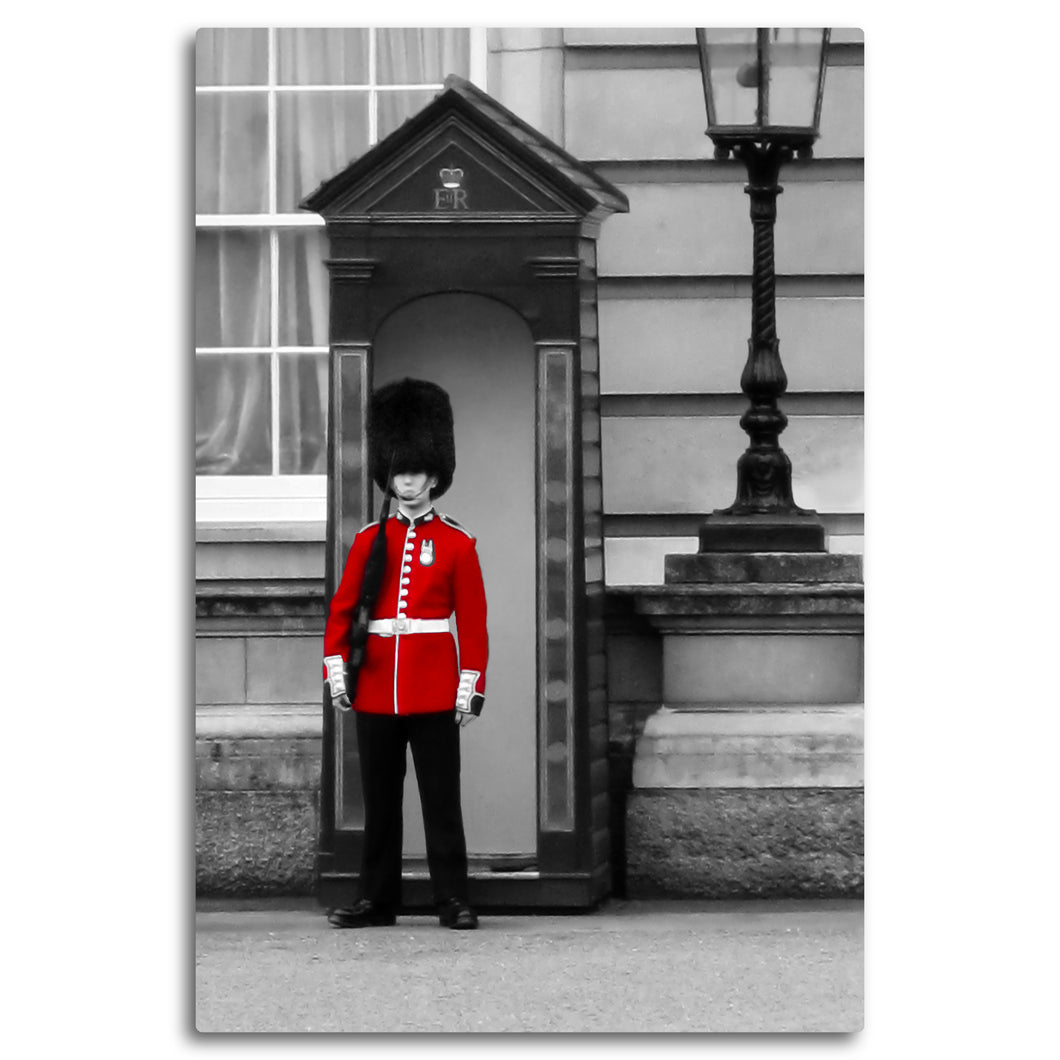 Fine Art Metal Print, Europe Photography, London Royal Guard
