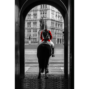 Fine Art Print, London Guard on Horse