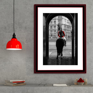 Fine Art Print, London Guard on Horse