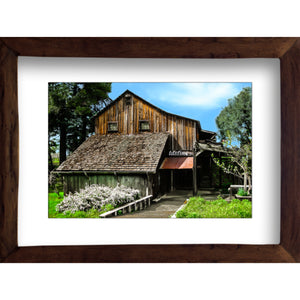 Framed Fine Art Print, California, Rustic Winery