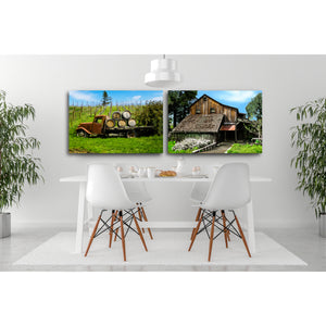 Fine Art Metal Print, Color Photography, California, Wine Country, Old Barn