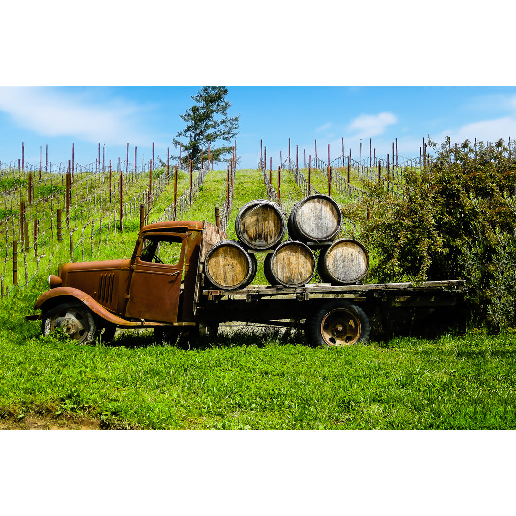 Fine Art Print, California, Wine Country, Old Truck