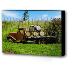 Load image into Gallery viewer, Fine Art Canvas Print, California, Wine Country, Old Truck