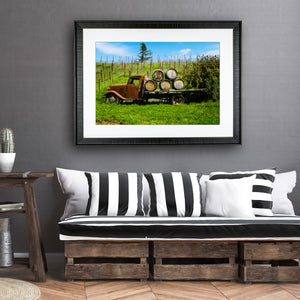 Fine Art Print, California, Wine Country, Old Truck