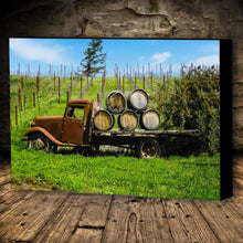Load image into Gallery viewer, Fine Art Canvas Print, California, Wine Country, Old Truck